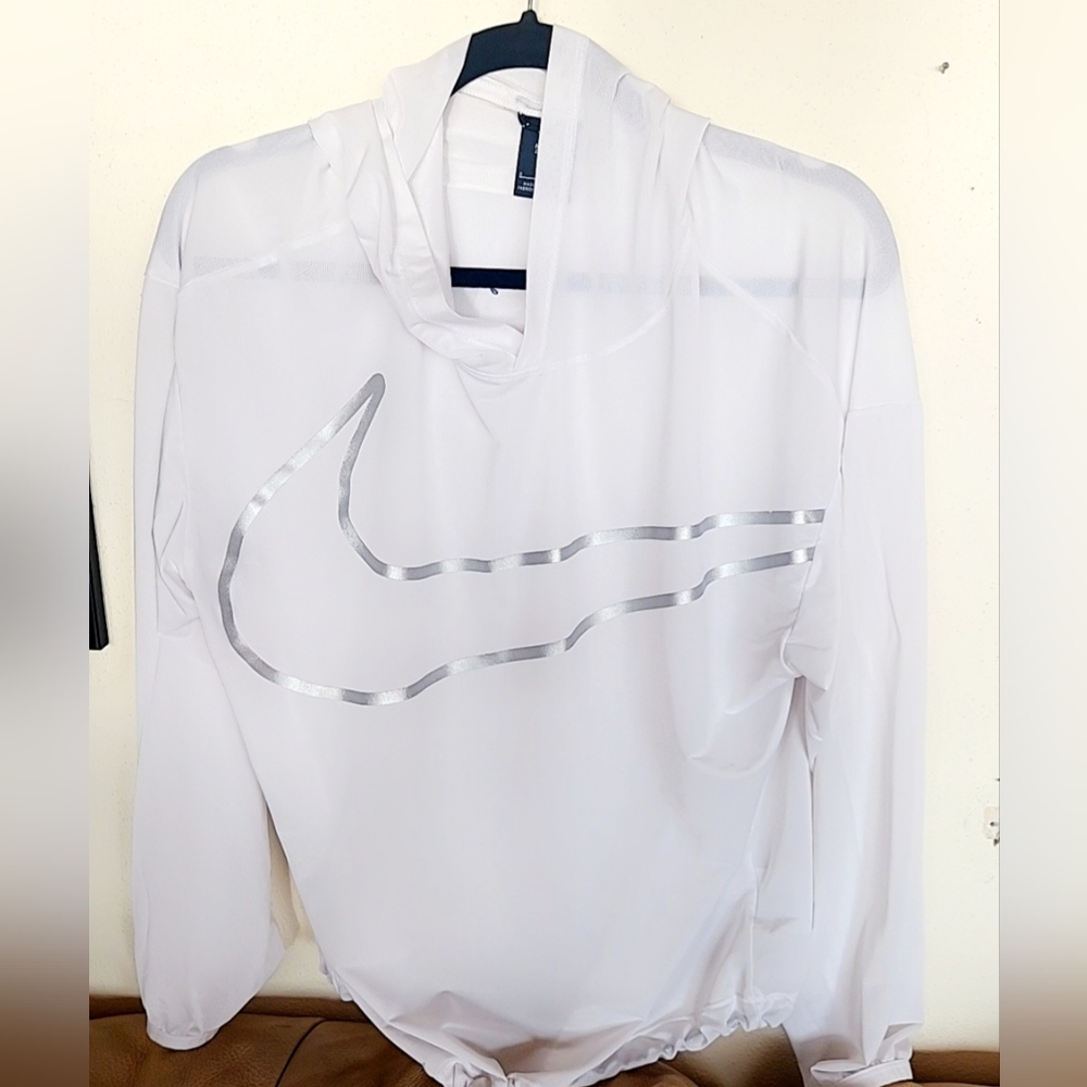 Nike womens pro dri fit hoodie spandex pullover in size small